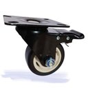 Ver imagem 3 de Rodizio Giratório 3 Pol. Placa com Freio Preto Colson