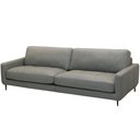 Ver imagem 1 de Sofá 3 Lugares para Sala Living Industrial 270cm Ávila L06 Couro Cinza Claro - Lyam Decor