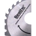 Ver imagem 3 de Disco Corte 24 Dentes Serra Circular Madeira MDF Furo 22,23 mm Marceneiro Diâmetro 110m Carpinteiro