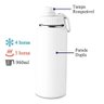 Garrafa com Alça e Bico 960ml Parede Dupla Branca - 2