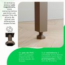 Ver mais imagens de Cozinha Compacta 5 Peças 13 Portas 2 Gavetas Paris Sallêto Móveis