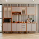 Ver imagem 1 de Cozinha Compacta 5 Peças 13 Portas 2 Gavetas Paris Sallêto Móveis