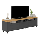 Ver imagem 1 de Rack 1 Gaveta para Tv 75 Polegadas Serra Carvalho Grafite