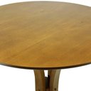 Ver imagem 2 de Mesa Bistrô Valencia 4 Lugares Redonda Madeira Maciça Amêndoa Decorise