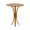 Ver imagem 4 de Mesa Bistrô Valencia 4 Lugares Redonda Madeira Maciça Amêndoa Decorise