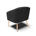 Ver imagem 4 de Kit 02 Poltronas no Pés Palito D'rossi Preto