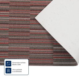 Passadeira Loop Antiderrapante em Rolo de 60cm x 15m Retro Kapazi - 5