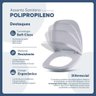 Assento Sanitario com Amortecedor Vip Branco para Vaso Celite - 5