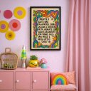 Ver imagem 2 de Quadro Decorativo Equilíbrio na Vida 33x24cm Mold Branca Vidro