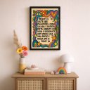 Ver imagem 1 de Quadro Decorativo Equilíbrio na Vida 33x24cm Mold Branca Vidro