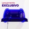 Suporte Gamer Prateleira para consoles videogame - Led Neon - 2