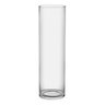 Vaso Decorativo Enfeite Casa Plain Vidro 50x15x15cm Transparente - 1