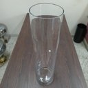 Ver imagem 5 de Vaso Decorativo Enfeite Casa Plain Vidro 50x15x15cm Transparente