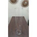 Ver imagem 2 de Vaso Decorativo Enfeite Casa Plain Vidro 50x15x15cm Transparente