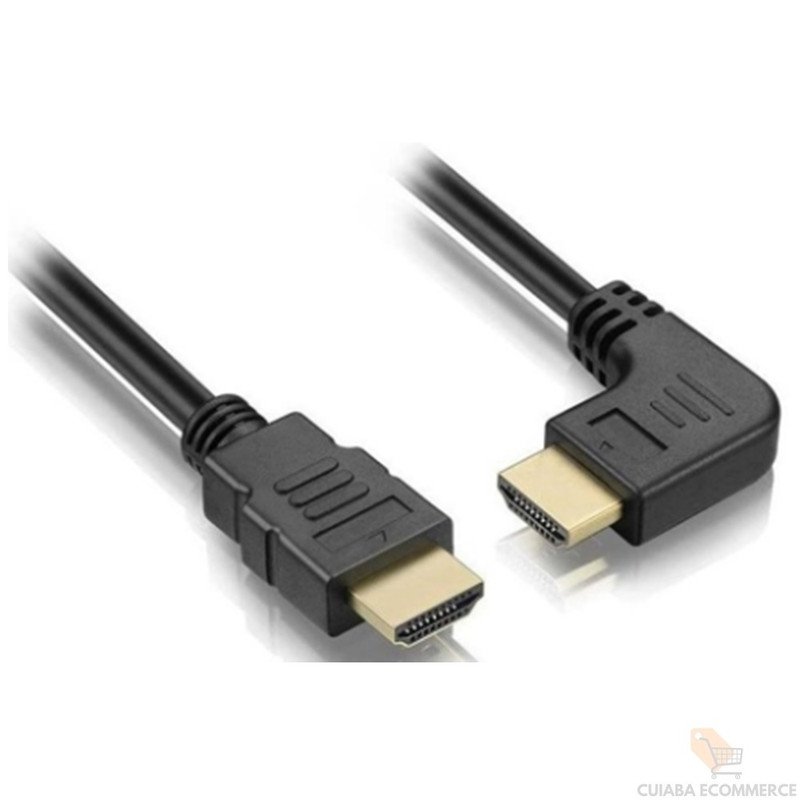 Cabo Hdmi 1.4 4k 90 Graus 1,8m para Pc Notebook - 2