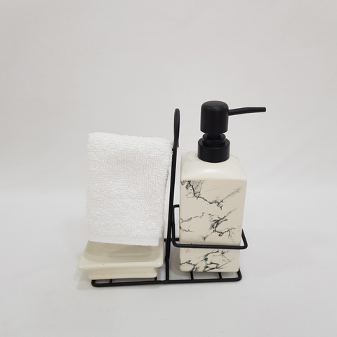 Conjunto Kit Banheiro/lavabo 4 Peças