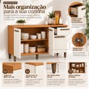 Ver imagem 5 de Balcão de Cozinha 3 Portas 1 Gaveta com Prateleira Imperial Espresso Móveis
