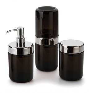 Kit para Pia Banheiro Acessórios Lavabo Acquaset Onix 3 Peça