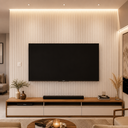 Ver imagem 1 de Kit 4 Painel Ripado 3D Decorativo 2,70m Interno