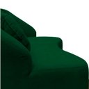 Ver imagem 7 de Namoradeira Sofá Feijão Cancún 130cm Orgânica Bouclé Verde