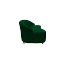 Ver imagem 5 de Namoradeira Sofá Feijão Cancún 130cm Orgânica Bouclé Verde