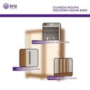 Ver imagem 5 de Guarda Roupa Solteiro 02 Portas de Correr 02 Gavetas Kevin Cinamomo Off White - Henn - Briz