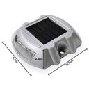 Ver imagem 3 de Tacha Solar Kit 4 Uni Olho de Gato Sinalizaçao Viaria Estrada Rodovia Obra Trafego Veiculos Seguranç