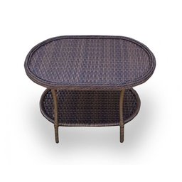 Conjunto de Poltronas Fibra Sintética Karibe - 2 Poltronas + 1 Mesa Centro - Tecido Duna Vermelho - 3