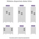 Ver imagem 6 de Cômoda Infantil 95cm 1 Porta com Vidro e 4 Gavetas Luna Multimóveis Mp4414 Branco