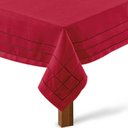 Ver imagem 1 de Toalha de Mesa Quadrada 220x220cm Ponto Ajour 331 - Rafimex Vermelha