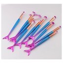 Ver imagem 6 de Pincel Sereia Kit 10 Peças Maquiagem Mermaid Make Up Sombra Delineador