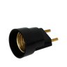 Kit com 10 Adaptadores Soquete Bocal Tomada Plug E27 Preto - Rohdina - 2
