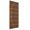 Ver imagem 2 de Kit 3 Portas de Madeira Frisada U.v 210cm X 80cm - R20c:imbuia