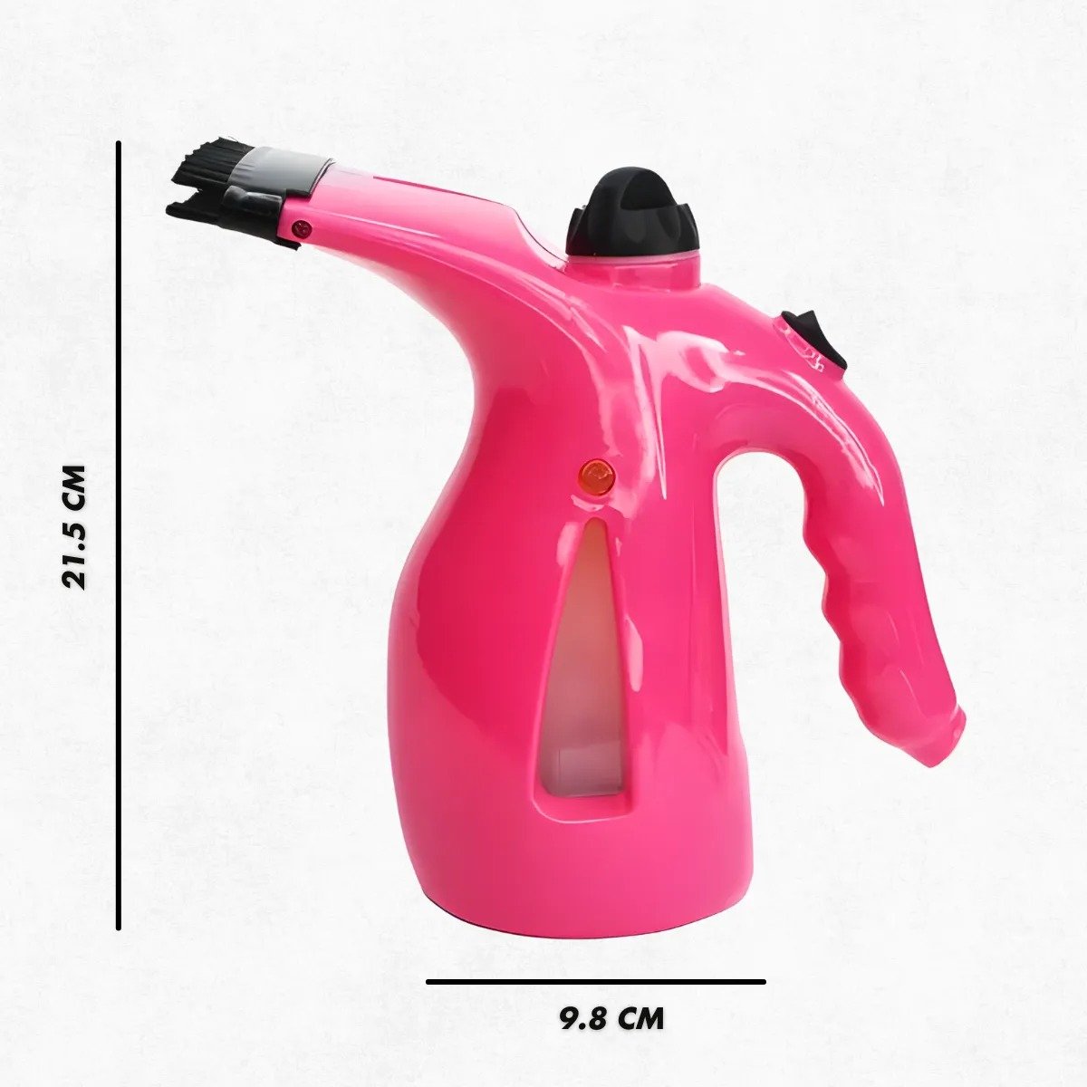 Ferro Vaporizador de Roupa Portátil para Viagens Rosa 110v - 7