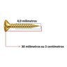 Parafuso Chipboard Phillips P/ Madeira 4.0 X 30 500un - 4