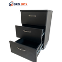 Ver imagem 3 de Gaveteiro 3 Gavetas MDF com Compartimento Secreto embaixo do tampo, Armário secreto, Gaveta Secreta 