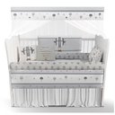 Ver imagem 2 de Kit Berço Enxoval de Bebê Elefantinho Cinza