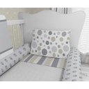 Ver imagem 4 de Kit Berço Enxoval de Bebê Elefantinho Cinza