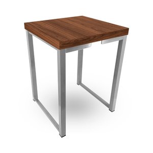 Banqueta Banco Nova York Industrial Cozinha Área Gourmet Balcão Prata
