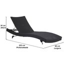 Ver imagem 5 de 3 Espreguiçadeiras Bona Corda em Alumínio para Piscina e Jardim Trama