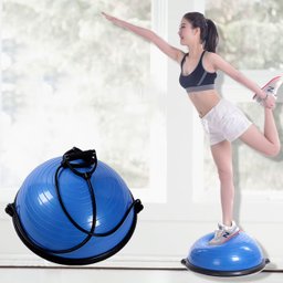 Bola Bosu Elastico Exercicio Yoga Pilates Reabilitaçao Fisioterapia Academia Ginastica Alongamento T - 7