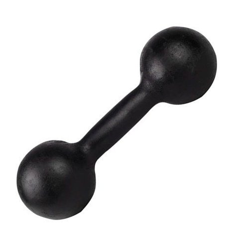 Halter Bola Pintado 1kg para Ginastica e Musculação:preto/único