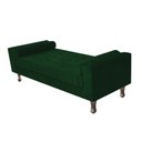 Ver imagem 1 de Recamier Baú Félix Solteiro 160 cm Suede - ADJ Decor - Verde