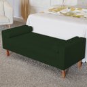 Ver imagem 2 de Recamier Baú Félix Solteiro 160 cm Suede - ADJ Decor - Verde