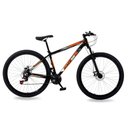 Ver imagem 2 de Bicicleta Aro 29 Alumínio Gott Rocker Freios a Disco Suspensão 21v - Preto/laranja - 19
