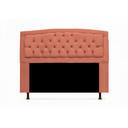 Ver imagem 2 de Kit Cabeceira Geovana com Baú Veneza Solteiro 90 Cm Suede Coral - Incasa Decor