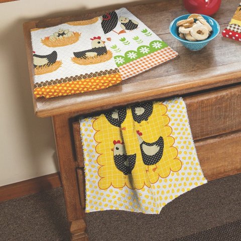 Pano de Prato Lepper Estampado Caipira 40cm X 60cm 7 Peças