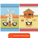 Ver imagem 4 de Pano de Prato Lepper Estampado Caipira 40cm X 60cm 7 Peças