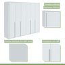Guarda-roupa 6 Portas 6 Gavetas 100% Mdf Imperatore - 8
