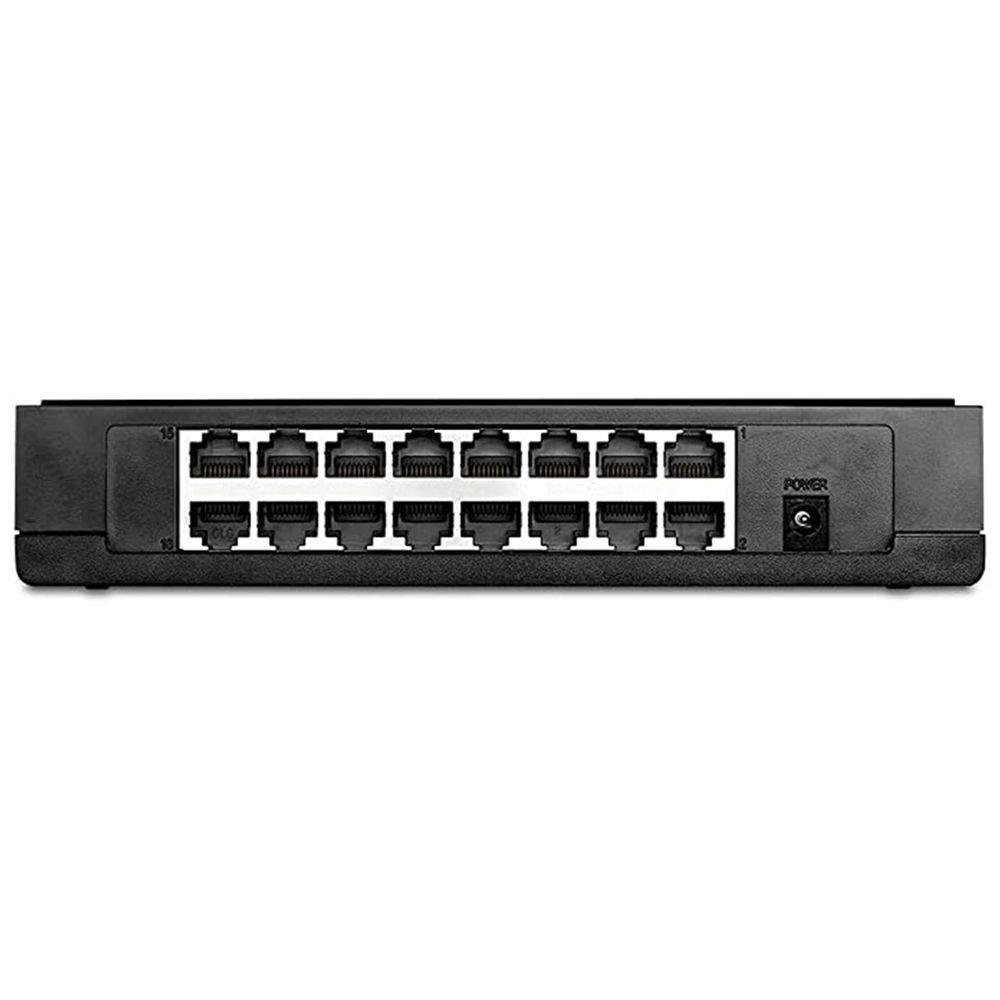 Switch de Mesa Tp-link 16 Portas 10/100mbps, Preto - 4